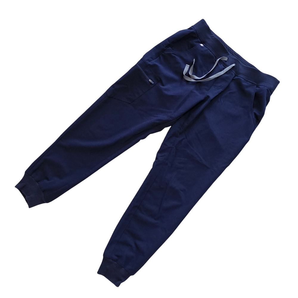 Figs Technical Collection Zamora Jogger Scrub Pants Navy Blue Women Medium